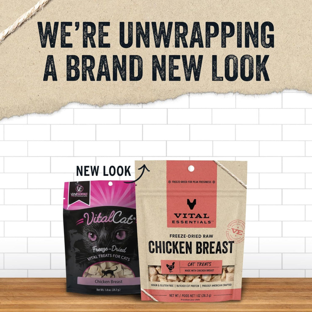 Vital Essentials Freeze-Dried Raw Chicken Breast Treats For Cat