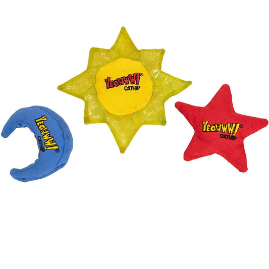 Yeowww! Sun, Moon, Stars Catnip Cat Toys