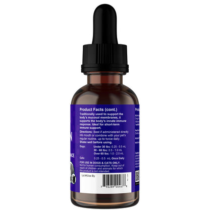 Animal Essentials Herbal Tonic Oregon Grape Promotes Resistance to Pathogens for Dogs & Cats - Dog Supplements &