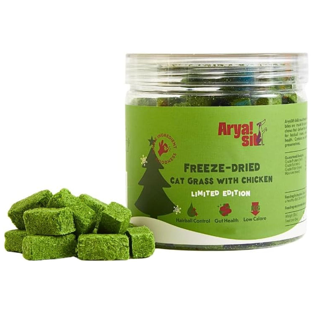 Arya Sit Freeze-Dried Cat Grass with Chicken Limited Edition - Cat Treats 1