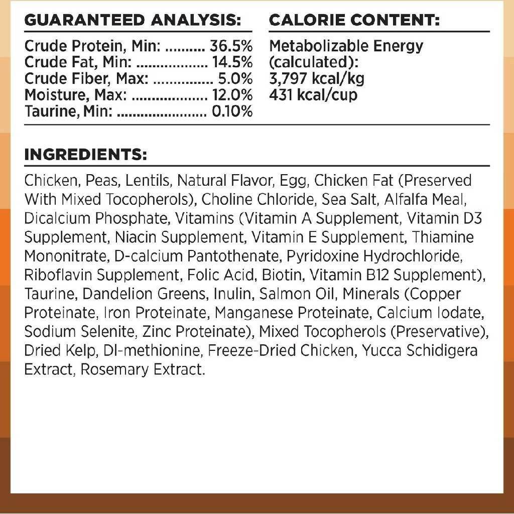 Bixbi Rawbble Grain-Free Chicken Recipe Raw Coated Dry Cat Food (3 lb)