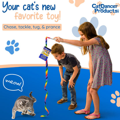 Cat Dancer Rainbow Charmer Toy For Cat