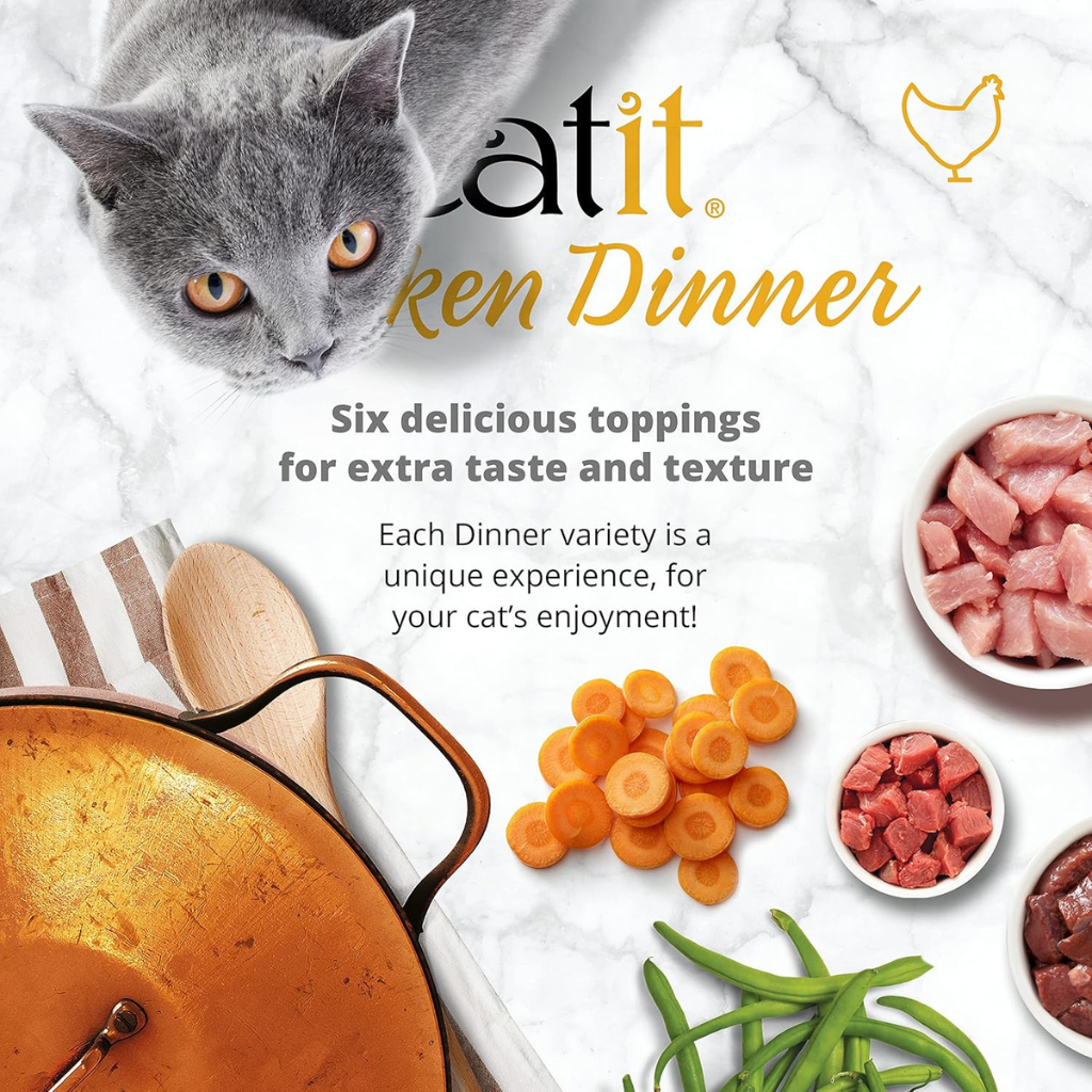 Catit Chicken Dinner with Liver & Sweet Potato Wet Cat Food (2.8 oz) - Cat Food 6
