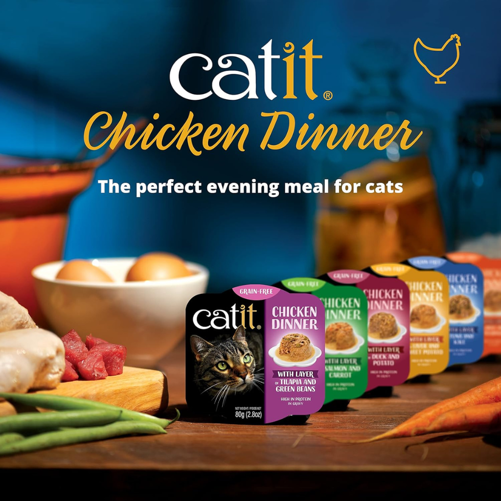 Catit Chicken Dinner with Tuna & Kale Wet Cat Food (2.8 oz) - Cat Food 7