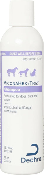 MiconaHex+Triz shampoo bottle for pets