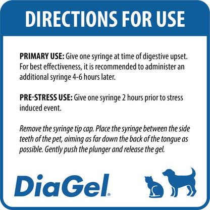 DiaGel Anti-Diarrheal Gel for Cats (1 ml) - Cat Digestive & Probiotics Supplements 11