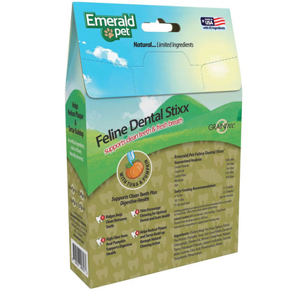 Emerald Pet Feline Dental Stixx with Tuna & Pumpkin Dental Cat Treats (3.6 oz) - Cat Dental Chews & Treats 2