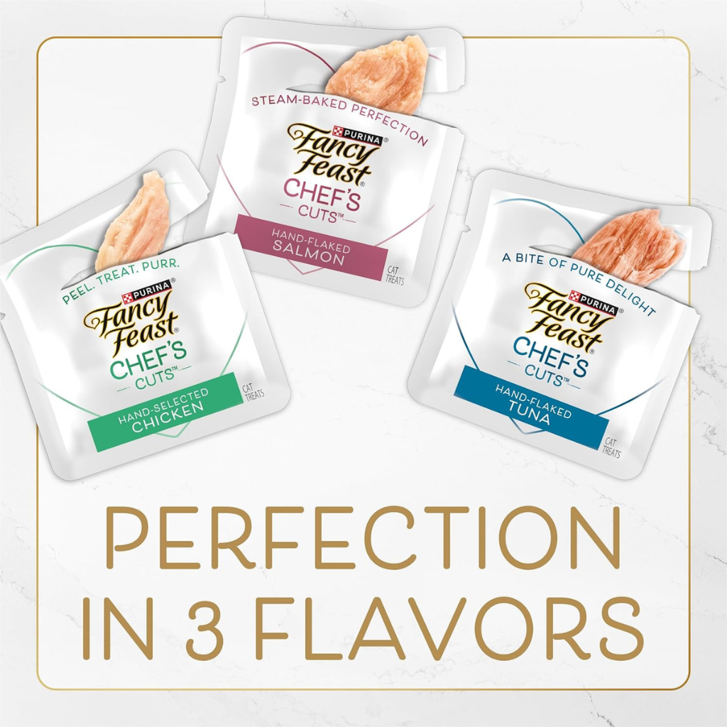 Fancy Feast Purely Natural Cat Treat Variety Pack (10 pouches) - Cat Food 8