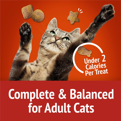 Friskies Party Mix Gravy-Licious Crunch Chicken & Gravy Cat Treats - Cat Treats 5