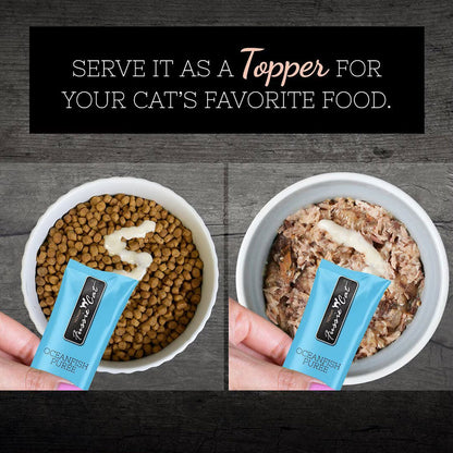 Fussie Cat Ocean Fish Puree Lickable Cat Treats