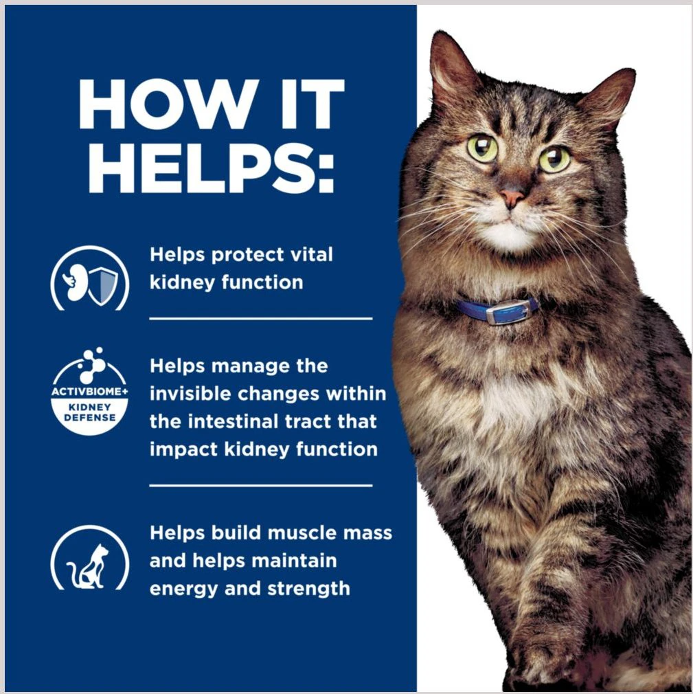 Hill’s Prescription Diet k/d Early Support Kidney Care Chicken Flavor Dry Cat Food (4 lb) - Prescription Cat Food 5