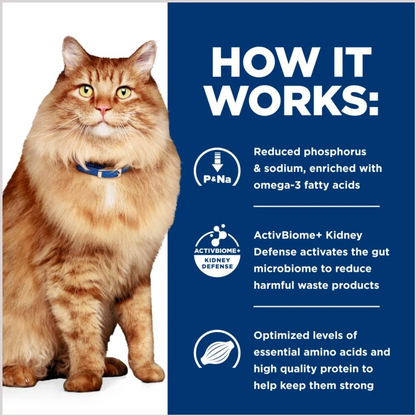 Hill's Prescription Diet k/d + j/d Kidney + Mobility Chicken Flavor Dry Cat Food