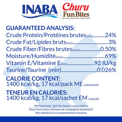 Inaba Churu Fun Bites Chicken Recipe Wraps Soft & Moist Cat Treats (3 packs) - Cat Treats 7