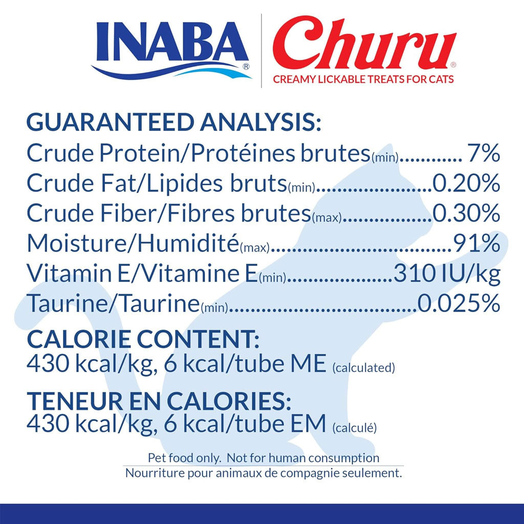 Inaba Churu Seafood Variety Pack Grain-Free Lickable Treat for Cats