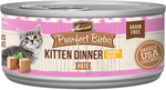 Merrick Purrfect Bistro Grain Free Premium Pate Kitten Wet Cat Food Chicken Dinner Recipe for Kittens (5.5 oz x 24