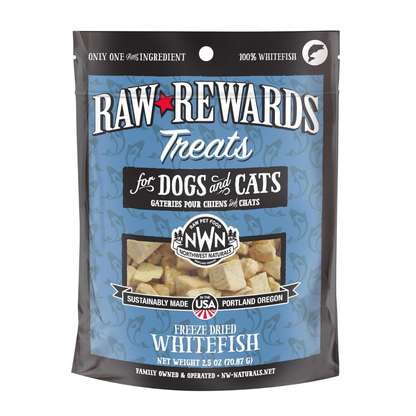 Northwest Naturals Freeze-Dried Whitefish Treats for Dogs & Cats (2.5 oz) - 2.5oz - dog treat 1