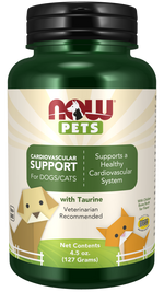 NOW Pets Cardiovascular Support Dog & Cat Supplement 4.5-oz - Dog Health Care & Wellness 1