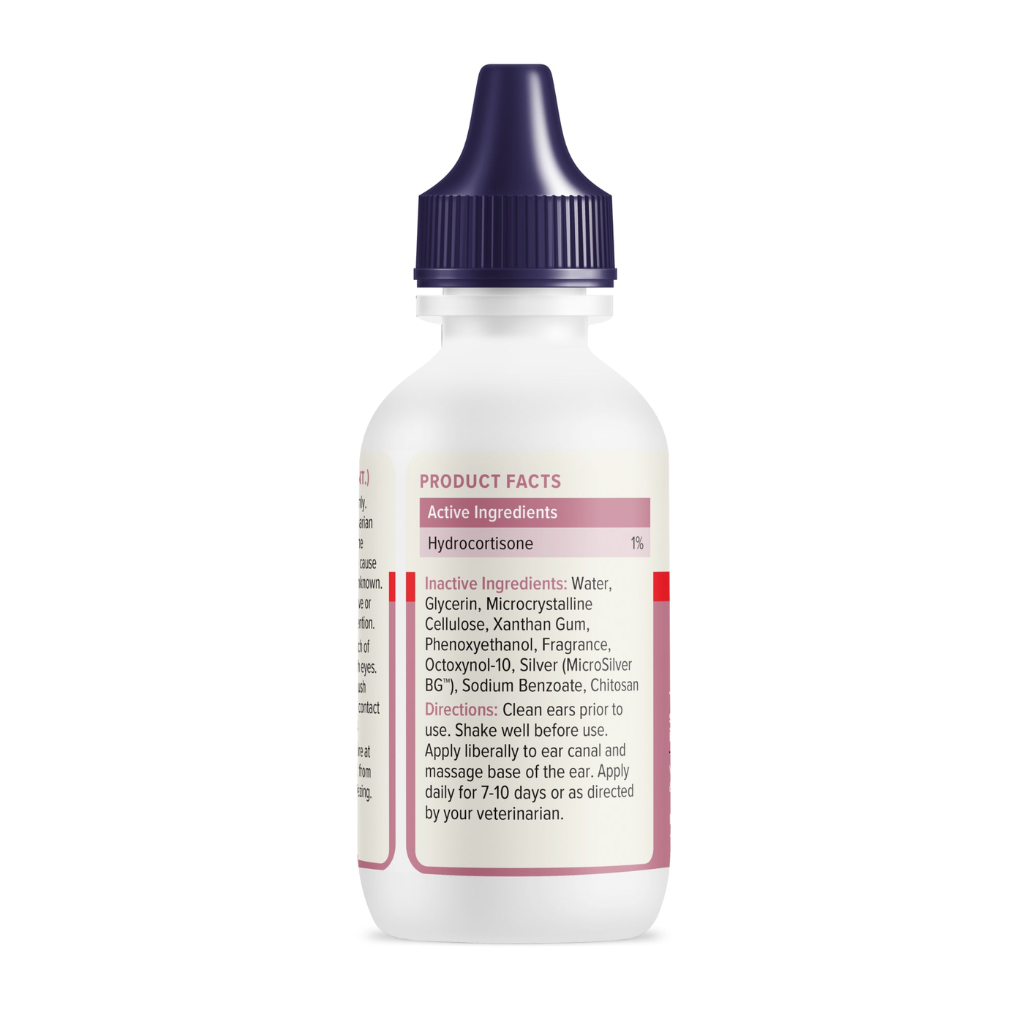 Oticbliss Advanced Vet Strength Medicated Ear Drops for Dogs & Cats 1.8 oz - Ear & Eye Care 4