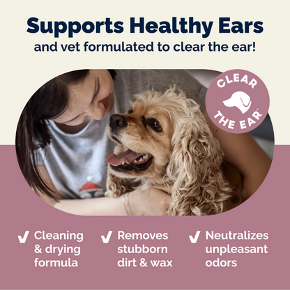 Oticbliss Ear Cleaning Flush For Dogs & Cats 8 oz - Dog & Cat Ear Care 3