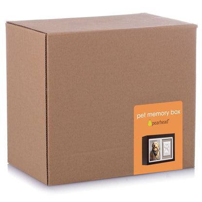 Brown cardboard box with an orange label featuring the Pearhead logo on a white background