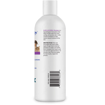 Pet Scholars Oatmeal & Aloe Shampoo Skin Soothing Itch-Relief (16 fl oz) - Pet Shampoo & Conditioner 7