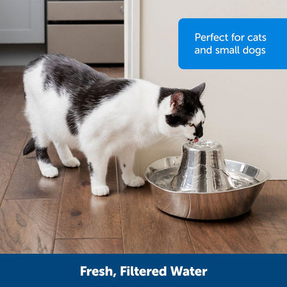 PetSafe Seaside Stainless Steel Water Fountain