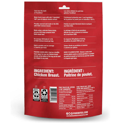 PureBites Chicken Breast Freeze Dried Treats For Cat (5.5 oz)