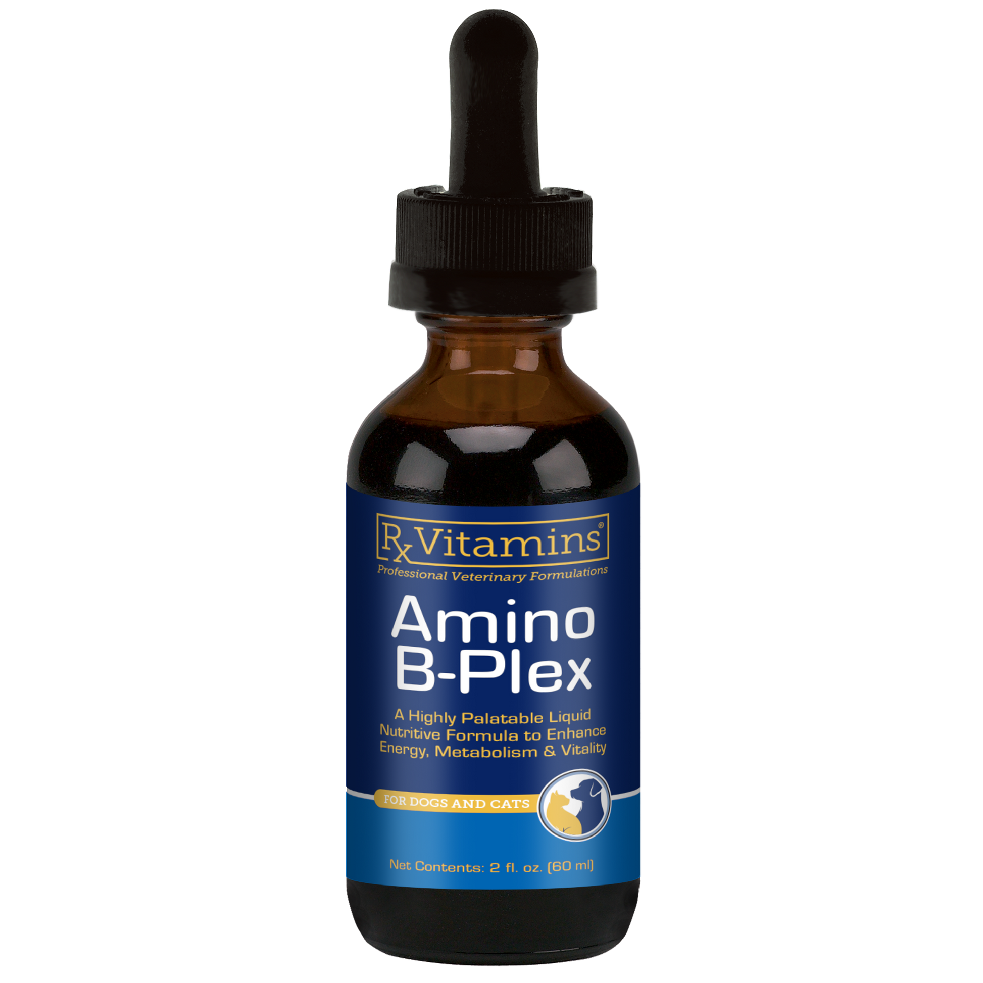Rx Vitamins Amino B Plex B Vitamin Complex Plus Amino Acids - 2 oz - Dog Supplements & Vitamins 1