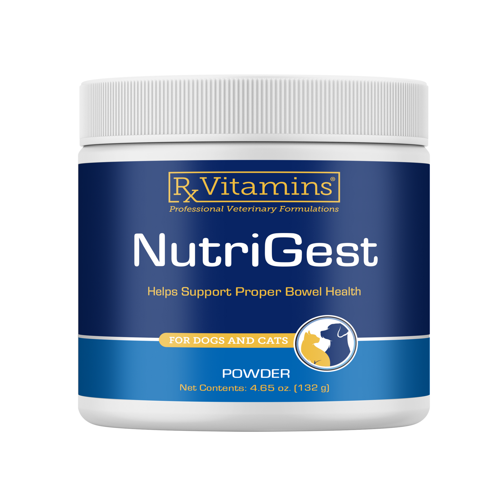 Rx Vitamins Nutrigest Powder Bowel Health Supplement For Dogs & Cats (132 g) - Dog & Cat Supplements & Vitamins 1