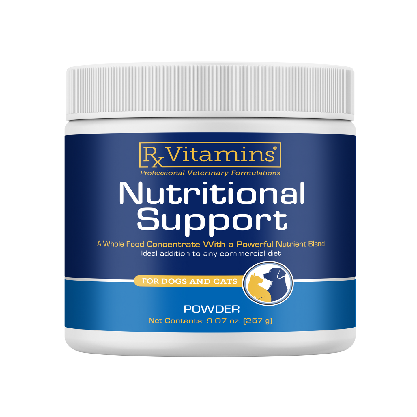 Rx Vitamins Nutritional Support Powder For Dogs & Cats (9.07 oz) - Dog & Cat Supplements & Vitamins 1