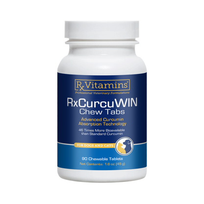 Rx Vitamins RXCurcuWIN Immune Support for Dogs & Cats (90 chewtabs) - Dog & Cat Supplements & Vitamins 1