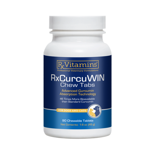 Rx Vitamins RXCurcuWIN Immune Support for Dogs & Cats (90 chewtabs) - Dog & Cat Supplements & Vitamins 1