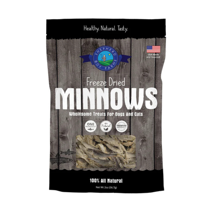 Shepherd Boy Farms Freeze Dried Minnows Treats for Dogs & Cats - 2 oz - Dog & Cat Treats 1