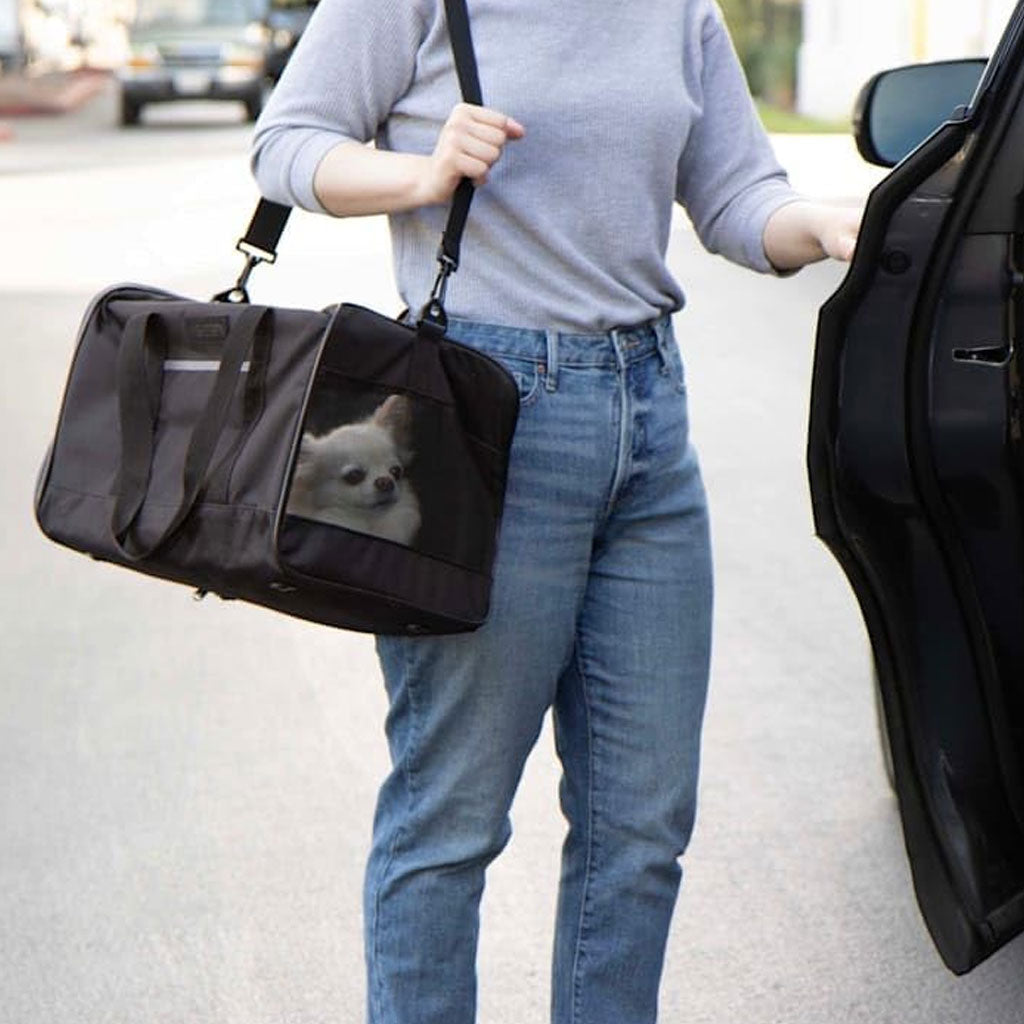 Sherpa Everyday Guaranteed On Board Soft-Sided Dog & Cat Carrier, Black
