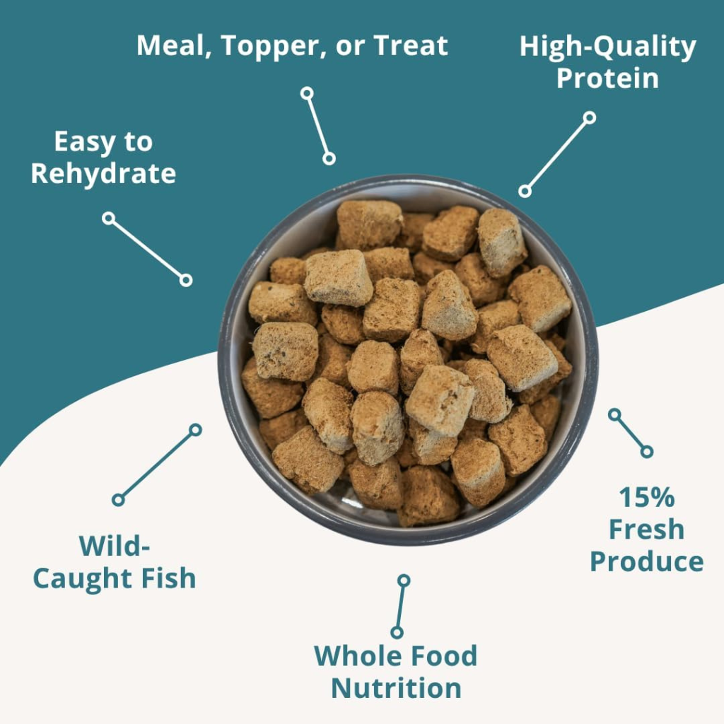 Steve’s Real Food White Fish Recipe Freeze-Dried Pet Food for Cats & Dogs (1.25 lb) - Freeze-Dried Dog & Cat Food 3