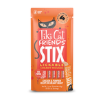 Tiki Cat Friends Stix Chicken & Pumpkin Recipe in Creamy Gravy Lickable Cat Treats (0.4 oz x 4 servings) - Cat Treats 1