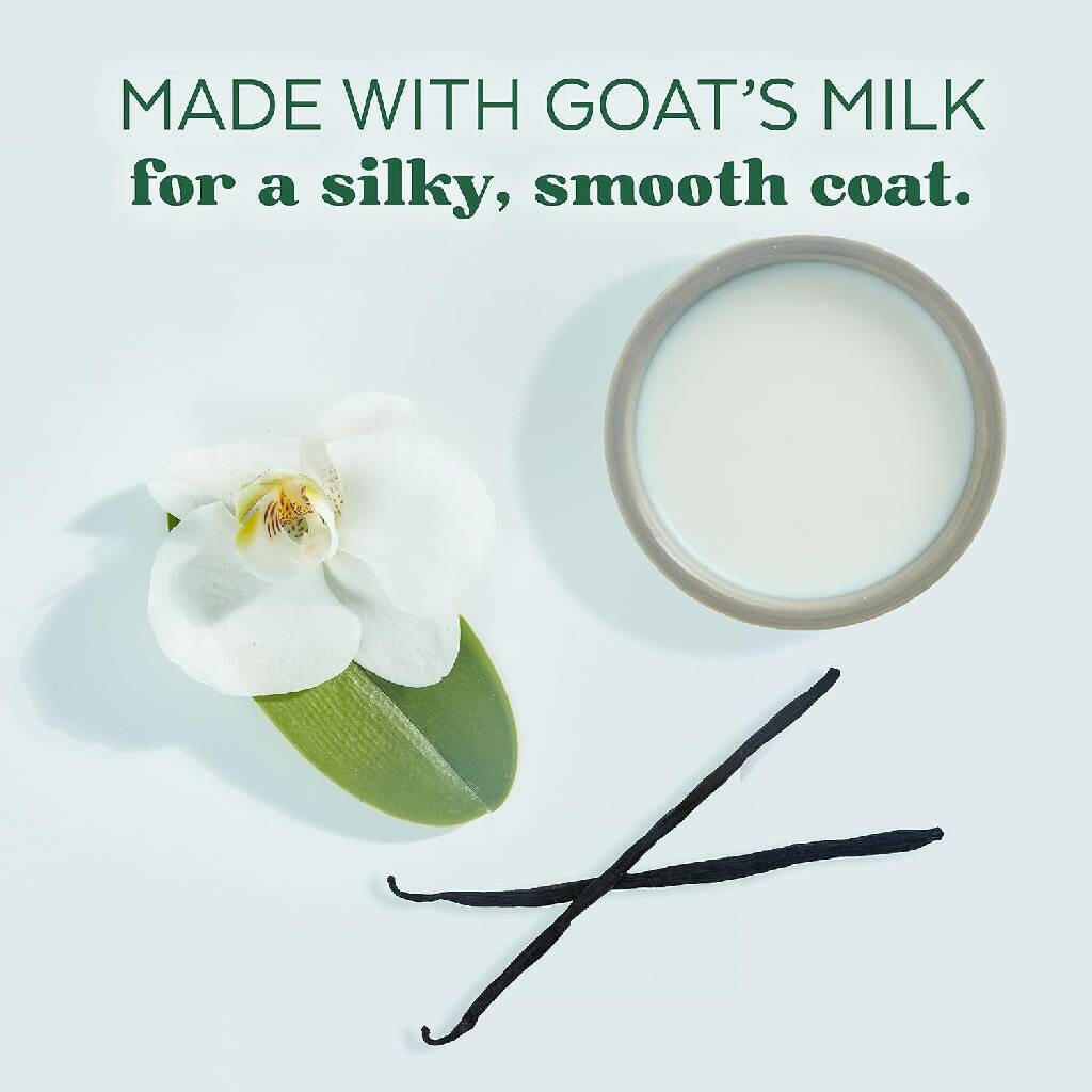 TropiClean Essentials Goat's Milk Shampoo for Dogs Puppies and Cats (16 oz)