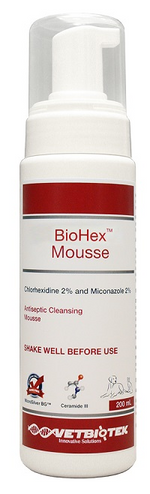 VetBiotek BioHex Mousse For Cat & Dog and Horse (200 ml) - BioHex Mousse 1