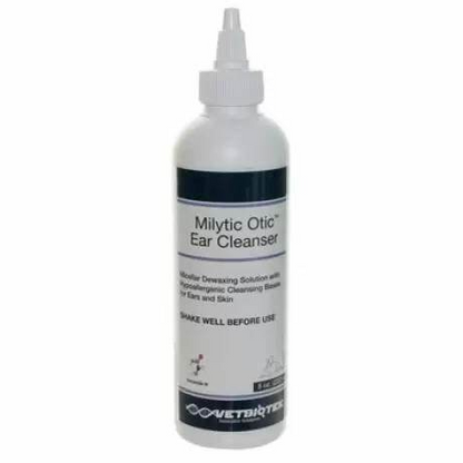 VetBiotek Milytic Otic Ear Cleanser & Dewaxing Solution For Dogs & Cats (8 oz) - Ear Cleanser & Dewaxing Solution 2