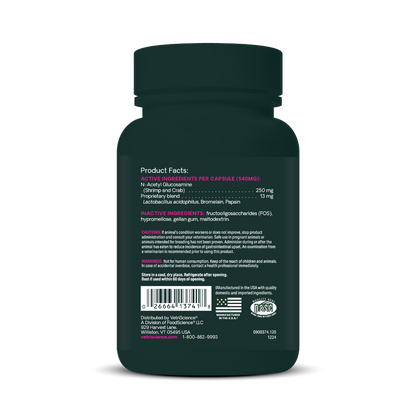 VetriScience Acetylator Digestive Supplement for Cats & Dogs (120 caps) - Pet Vitamins & Supplements 5