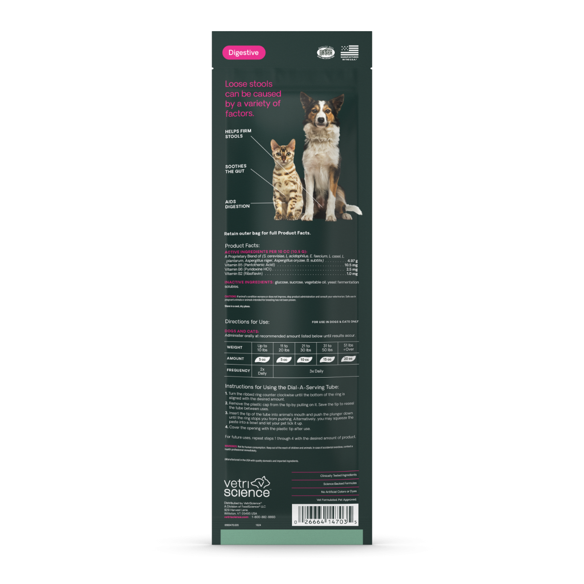 VetriScience Fast Balance G.I. Paste Gastrointestinal Support for Cats & Dogs (35 cc) - Dog Supplements & Vitamins 4