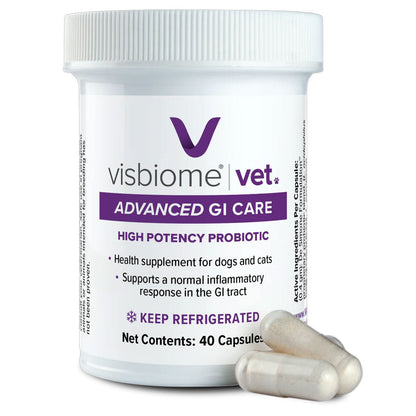 Visbiome Vet High Potency Probiotic Capsules for Pets