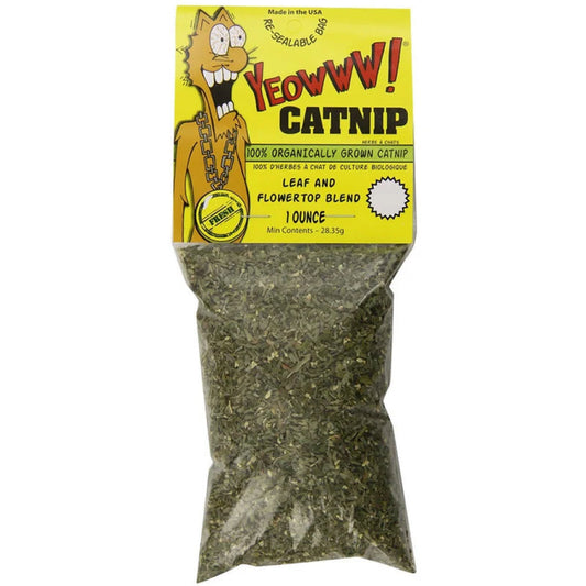 Yeowww! Organic Catnip For Cat Toys, 1-ounce